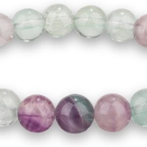 Crystal Vibe 8mm Beaded Bracelets For Women Men - Healing Crystal Bracelet - Adjustable Size